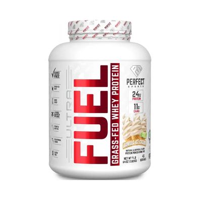 Perfect Sports Ultra Fuel Grass-Fed Whey Protein (4lbs) Vanilla Ice Cream