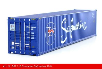 Kiss Schweiz 561118 Container 40 ft Safmarine blau Spur 1