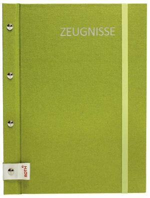 Roth 88564 Zeugnismappe 12 Hüllen grün(S)