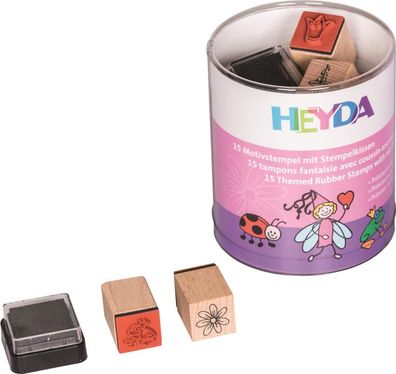 Heyda 204888487 Stempel-Set "Prinzessinnen und Feen"