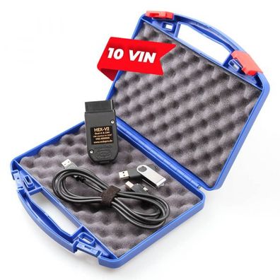 VCDS® HEX-V2® Basiskit Enthusiast 10 VIN (USB) Diagnosegerät für VW, Audi, Seat, Skod