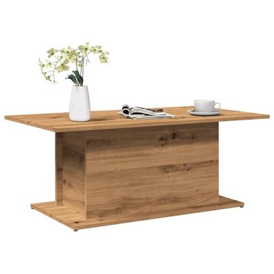 vidaXL Couchtisch Artisan-Eiche 102x55,5x40 cm Holzwerkstoff