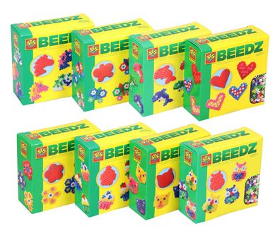 SES Beedz Farbmix Bügelperlen Set Steckplatte Stiftplatte Mitbringsel Geschenk