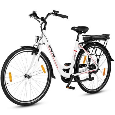 Elektrofahrrad für den Stadtverkehr für Damen mit Rücksitz 700CC 36V 10,4Ah 250W