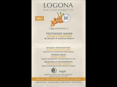 Logona 3x [age protection] Festigende Maske extra straffend 15ml