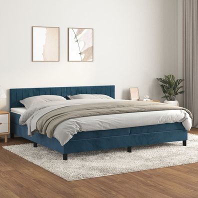 Doppelbett | Boxspringbett inkl Matratze | Komplettbett | mit Kopfteil | 200x200