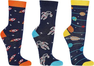 SOCKS PUR Kinder Socken in Lustigen Motive, Kids Cool Söckchen-die ziehen 3 Paar