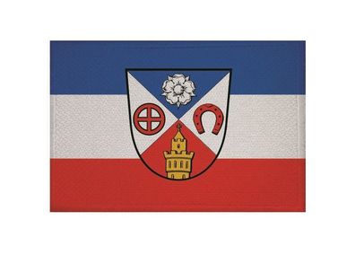 Aufnäher Friedrichsdorf (Taunus) Flagge Patch 9 x 6 cm