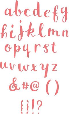 Sizzix 2118731686 ThinlitsDieB. Alphab