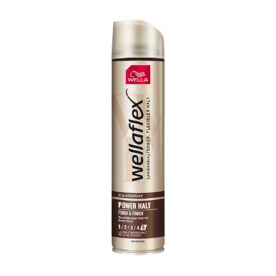 Wellaflex Form und Finish Glanzhaarspray Ultra Starker Halt 250ml 6er Pack