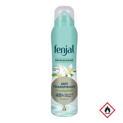 Fenjal Antitranspirant Granatapelöl 48h erfrischendes Spray 150ml