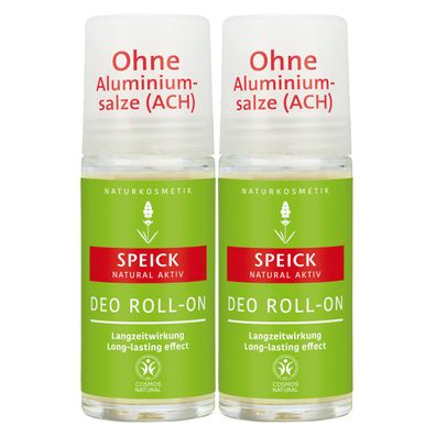 Speick Natural Aktiv Deo Roll On langanhaltender Schutz 50ml 2er Pack