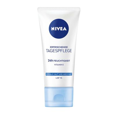 Nivea Erfrischende Tagespflege 24h Feuchtigkeitscreme LSF15 50ml