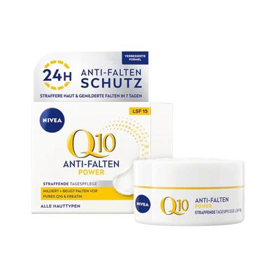 Nivea Q10 Anti Falten Power Straffende Tagespflege mit LSF15 50ml