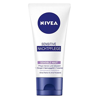 Nivea Sensitive Nachtpflege, 3er Pack (3 x 50 ml)