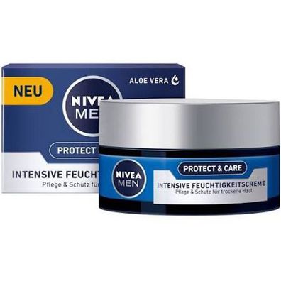 Nivea For Men Intensive Feuchtigkeitscreme Protect Care 50ml 3er Pack