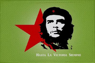 Aufnäher Che Guevara grün Motiv Nr. 1 Flagge Patch 9 x 6 cm