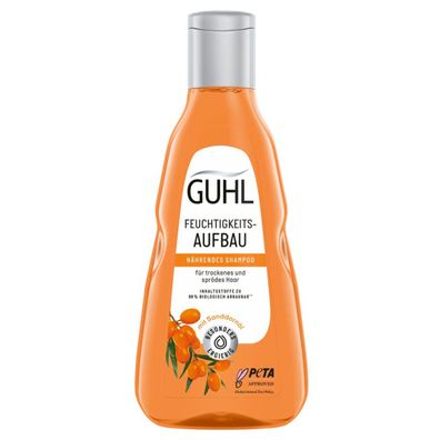 Guhl Feuchtigkeitsaufbau Shampoo für trockenes sprödes Haar 250ml