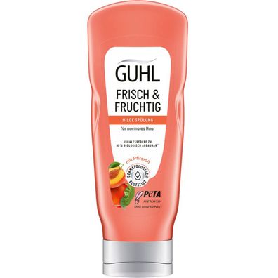 Guhl Frisch und Fruchtig milde Spülung mit Pfirsich Vitamin C 200ml