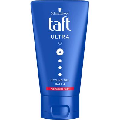 Schwarzkopf Taft Ultra Styling Gel Haltegrad 4 ohne zu verkleben 150ml