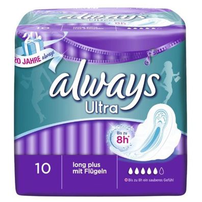 Always Binde Ultra Long Plus 10er