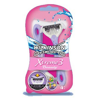 Wilkinson Sword Xtreme 3 Beauty 3 Klingen-Komfort-Rasierer für Frauen