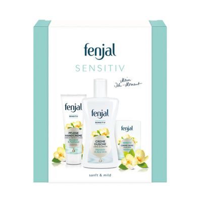 Fenjal Sensitiv Geschenke Set Handcreme Cremeseife Cremedusche 375ml