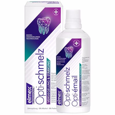 Elmex Opti - schmelz Professional Mundspülung 400ml 4er Pack
