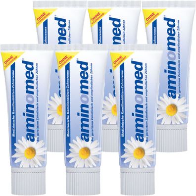 Dietrichs - Dr. Liebe amin-o-med Zahnpasta, 75 ml 6er - Pack