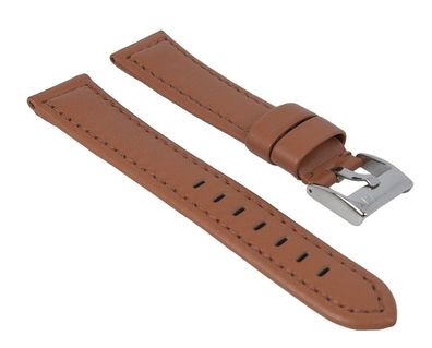 Uhrenarmband Kalbleder braun Breitdornschließe Minott 27859