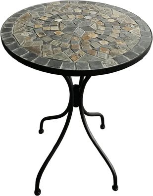 Mosaik Tisch Mosaiktisch Stern Gartentisch Bistromöbel Bistrotisch Ø60 x H70cm