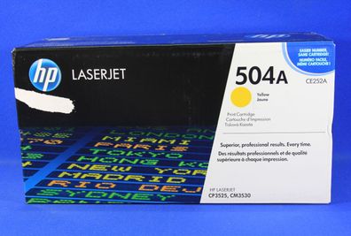 HP CE252A HP504A Toner Yellow CP3525 / CM3530 -B