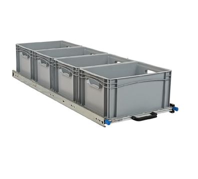 Heckauszug 1200 mm Kastenwagen Camper bis 4 Boxen Schwerlastauszug Selbstausbau