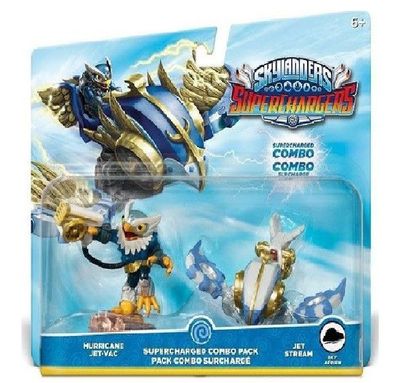 Skylanders Hurricane JET VAC Supercharger Combo Pack Jet Stream 2 Teilig