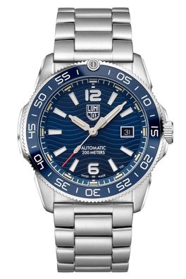 Luminox Herren-Taucheruhr Automatik Pacific Diver Stahl/Blau XS.3104