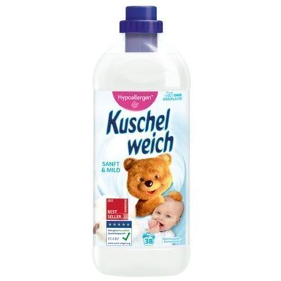 Kuschelweich Sanft & Mild Weichspüler 1 l aus Deutschland