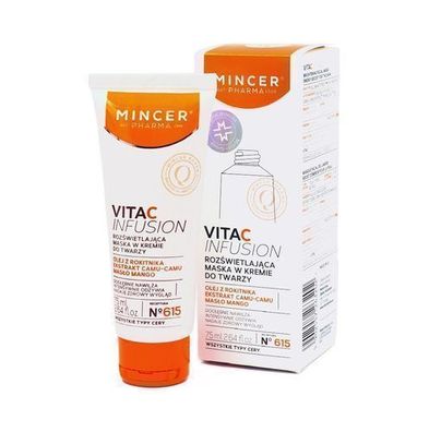 Vitamin C Aufhellende Gesichtsmaske, 75ml - Mincer Pharma Schönheitspflege #615