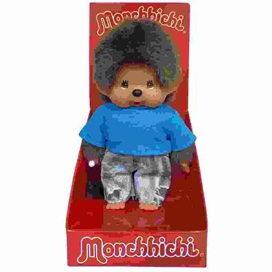 Monchhichi Junge mit Jeans 20cm, Sekiguchi Sekiguchi