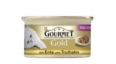 Purina Gourmet Ente und Pute Nassfutter, 85g