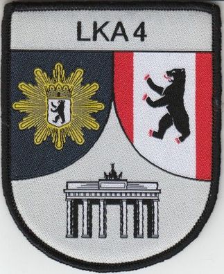 Klettabzeichen Polizei Berlin - Landeskriminalamt 4