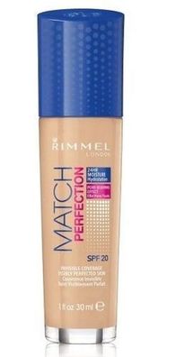 Rimmel Match Perfection True Beige 30ml SPF20 Foundation