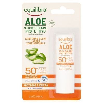 Equilibra Aloe Sonnenschutzstift SPF50+ 12ml