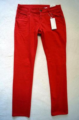 s. Oliver Tube Damen Jeans Gr. 38, 40, 42, 44, 46 L32 rot 59,95 € NEU