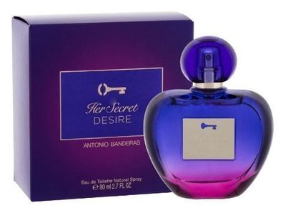 Antonio Banderas Her Secret Desire Eau de Toilette, 80ml