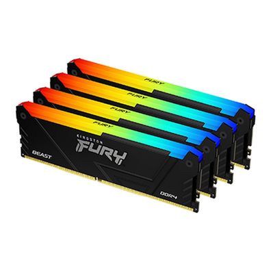 Kingston FURY Beast RGB - DDR4 - Kit - 128 GB: 4 x 32 GB