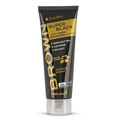 Tannymaxx Super Black Very Dark Tanning + Bronzer Lotion 1er Pack 125 ml 0107010000