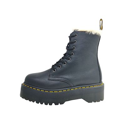 Dr. Martens Jadon Fell Plateau 25637001 Schwarz Black