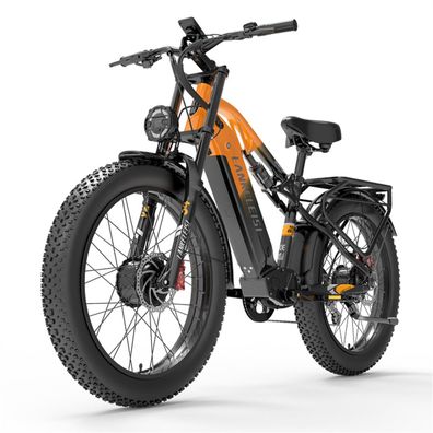 26´´ E-Bike Lankeleisi MG800 MAX Doppelmotor 20Ah Samsung Akku E-MTB Herren