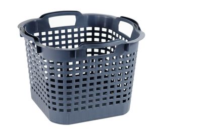 GreenLife Uni-Korb 25 kg 10 Stück grau drehstapelbar platzsparend Tragekorb