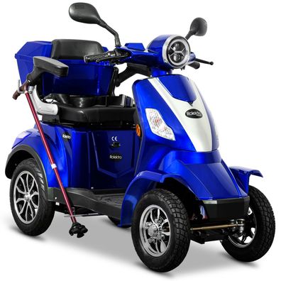 Rolektro, E-Quad 25, Blau, 60V-20Ah Bleigel Akku, 1000 Watt